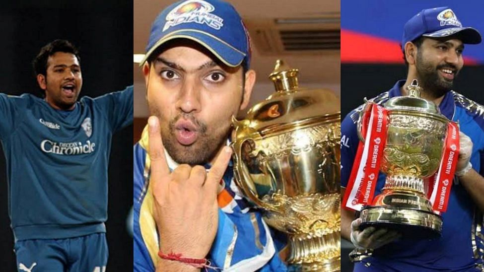 Rohit Sharma over the years.